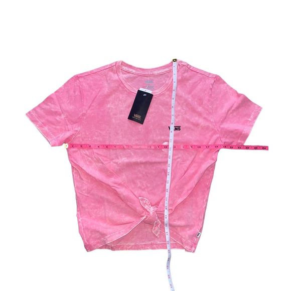 New Vans Junior V Wash Front Tie Tee M - Picture 6 of 13